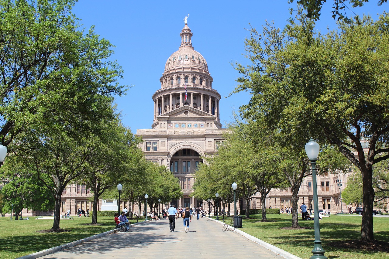 Capitol building in Austin, Texas